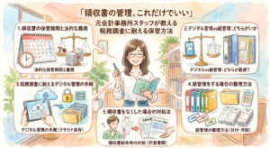 領収書の管理、これだけでいい。元会計事務所スタッフが教える税務調査に耐える保管方法